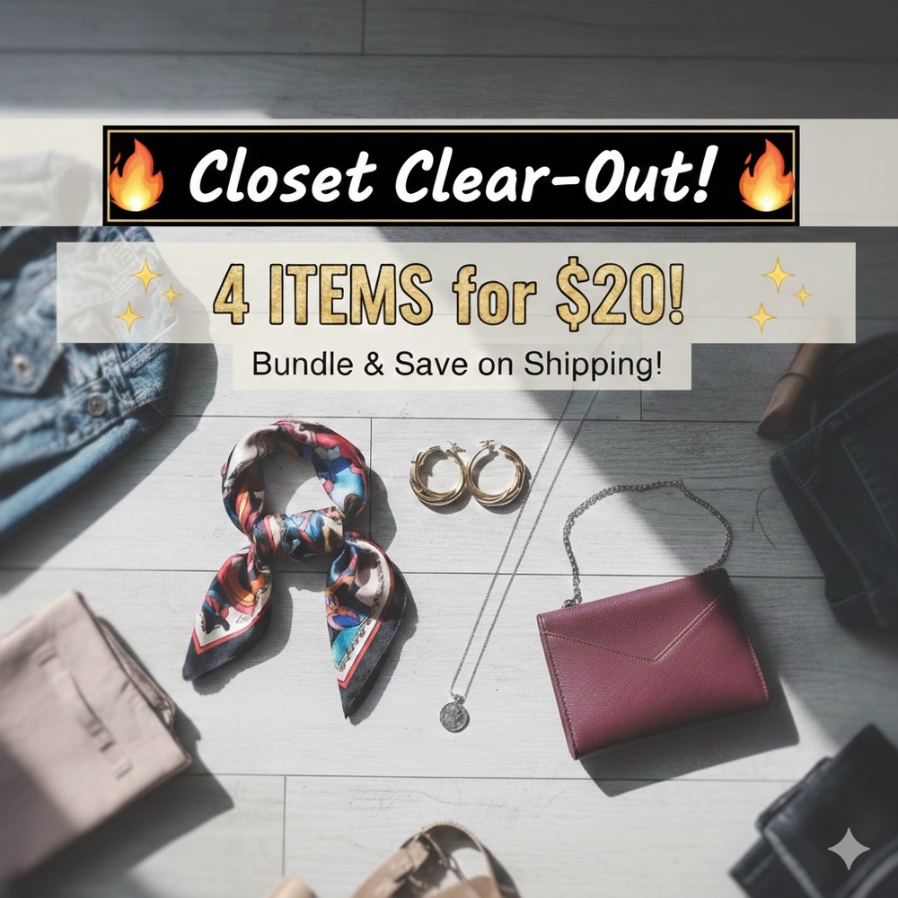 🔥🪩4/$20 DEAL‼️ 👀 CLOSET CLEAROUT‼️ 💃🏼🛍️✨